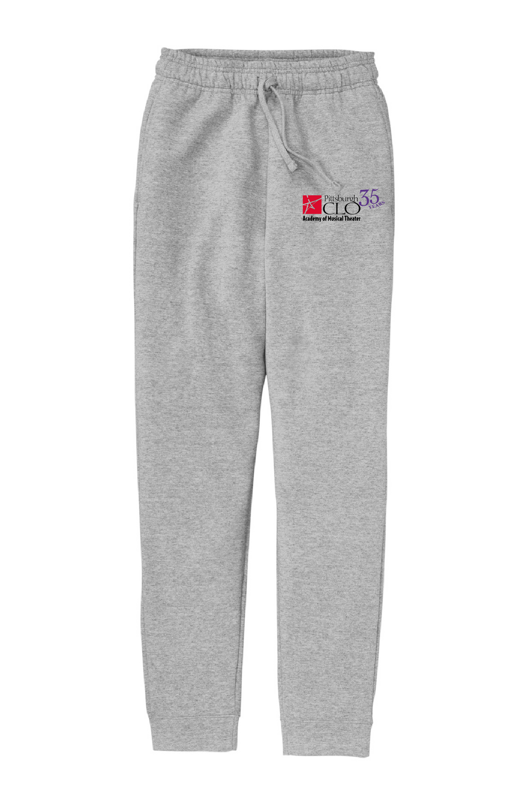 CLO ACADEMY 35 YEARS YOUTH AND ADULT JOGGERS - LEFT LEG DESIGN