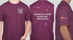 PITTSBURGH CLO "NATASHA, PIERRE & THE GREAT COMET OF 1812" YOUTH & ADULT SHORT SLEEVE T-SHIRT