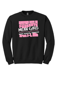 KEYSTONE OAKS - MEAN GIRLS: ADULT CREWNECK SWEATSHIRT - PINK, BLACK OR GRAPHITE HEATHER