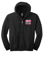 Load image into Gallery viewer, KEYSTONE OAKS - MEAN GIRLS: ADULT FULL-ZIP SWEATSHIRT - BLACK OR GRAPHITE HEATHER