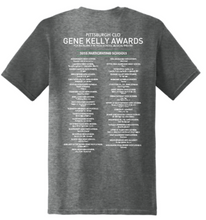 Load image into Gallery viewer, GENE KELLY AWARDS ADULT SHORT SLEEVE T-SHIRT - LEFT CHEST DESIGN WITH PARTICIPATING SCHOOLS BACK DESIGN