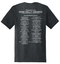 Load image into Gallery viewer, GENE KELLY AWARDS ADULT SHORT SLEEVE T-SHIRT - LEFT CHEST DESIGN WITH PARTICIPATING SCHOOLS BACK DESIGN