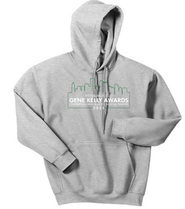 GENE KELLY AWARDS ADULT HOODED SWEATSHIRT - FULL CHEST DESIGN PGH CITY SCAPE