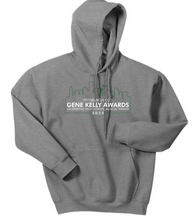 Load image into Gallery viewer, GENE KELLY AWARDS ADULT HOODED SWEATSHIRT - FULL CHEST DESIGN PGH CITY SCAPE