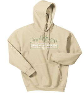 GENE KELLY AWARDS ADULT HOODED SWEATSHIRT - FULL CHEST DESIGN PGH CITY SCAPE