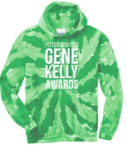 GENE KELLY AWARDS TIE DYE ADULT HOODED SWEATSHIRT -GKA 2025 DESIGN