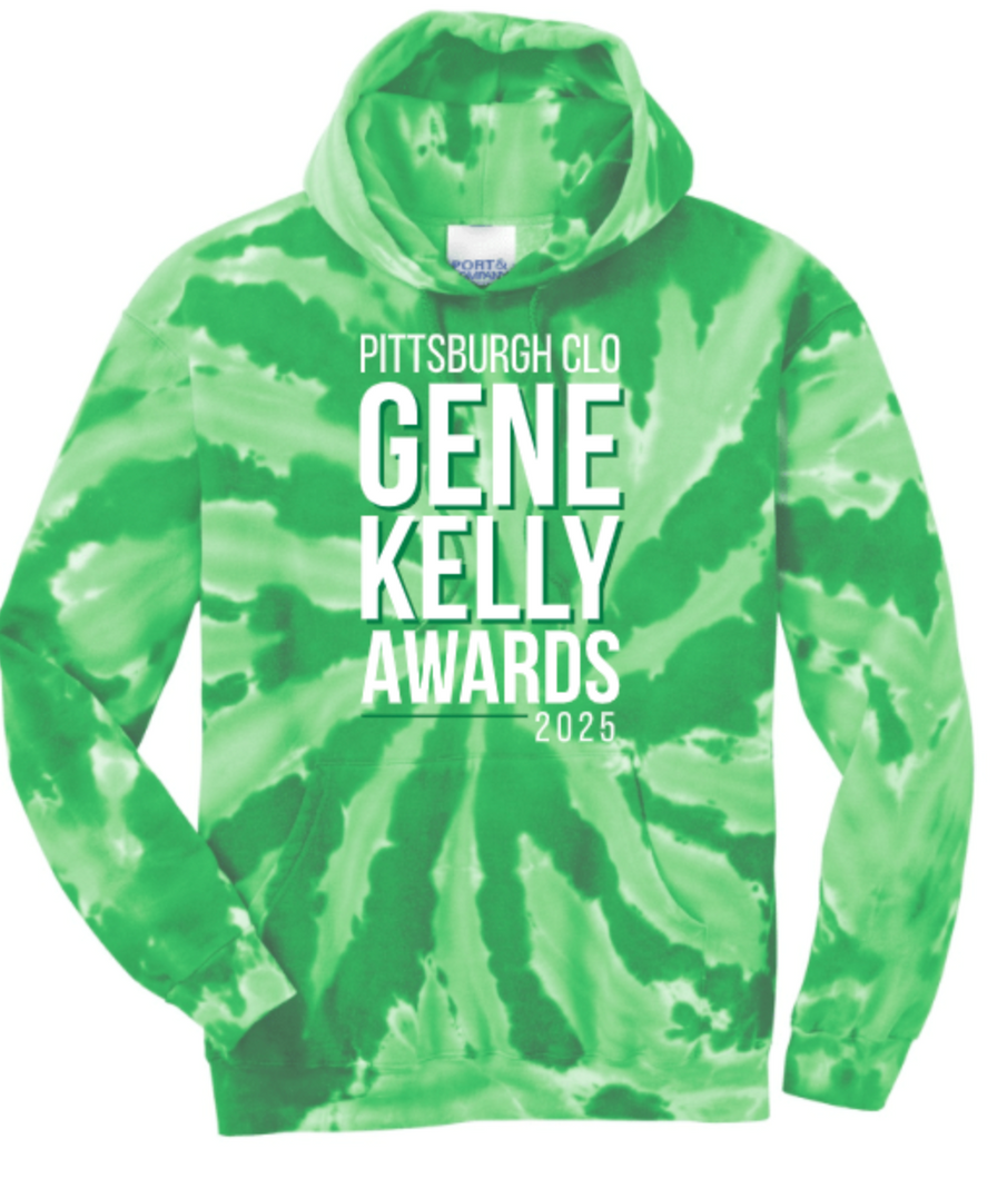 GENE KELLY AWARDS TIE DYE ADULT HOODED SWEATSHIRT -GKA 2025 DESIGN