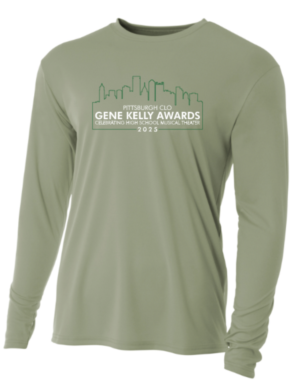 GENE KELLY AWARDS COOLING PERFORMANCE LONG SLEEVE T-SHIRT - CITY SCAPE DESIGN
