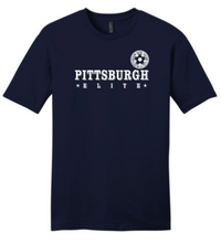 Load image into Gallery viewer, PITTSBURGH ELITE SHORT SLEEVE 100% RINGSPUN COTTON T-SHIRT - CLASSIC DESIGN - GREY, WHITE OR NAVY