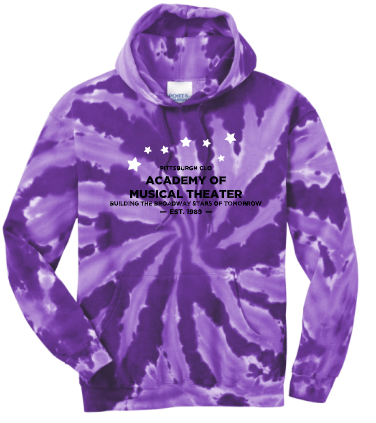 CLO ACADEMY TIE DYE HOODED YOUTH & ADULT HOODED SWEATSHIRT