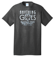Load image into Gallery viewer, KEYSTONE OAKS - ANYTHING GOES: CORE COTTON YOUTH &amp; ADULT SHORT SLEEVE T-SHIRT - WHITE OR DARK HEATHER GREY