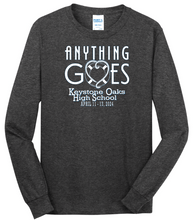 Load image into Gallery viewer, KEYSTONE OAKS - ANYTHING GOES: CORE COTTON YOUTH &amp; ADULT SHORT LONG SLEEVE - WHITE OR DARK HEATHER GREY