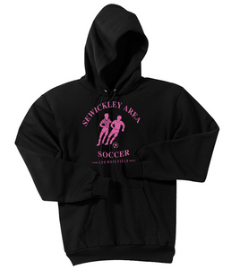 SAS -LEO MOSS FIELD- DESIGN YOUTH & ADULT HOODED SWEATSHIRT - BLACK