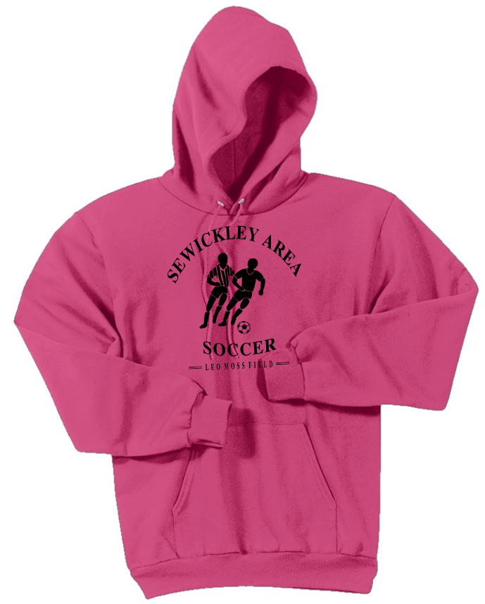 SAS -LEO MOSS FIELD- DESIGN YOUTH & ADULT HOODED SWEATSHIRT - PINK