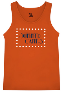 CLO ACADEMY SUMMER CAMP 2024 YOUTH & ADULT HOODED DRY-FIT TANK WITH FRONT AND BACK DESIGN