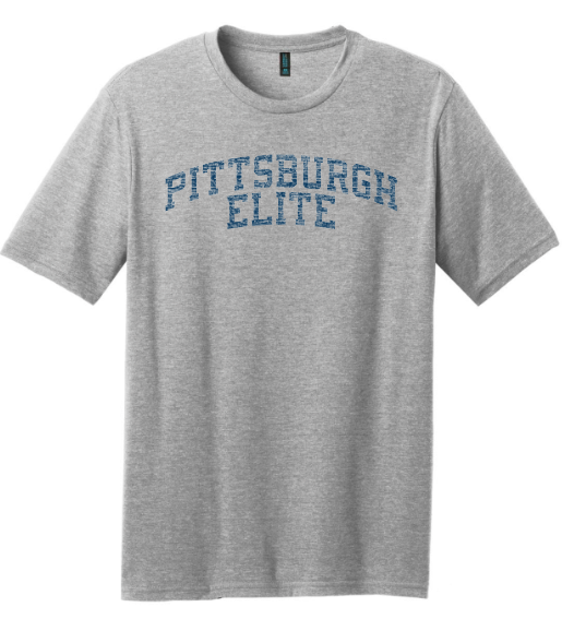 PITTSBURGH ELITE SHORT SLEEVE RINGSPUN COTTON T-SHIRT - VINTAGE