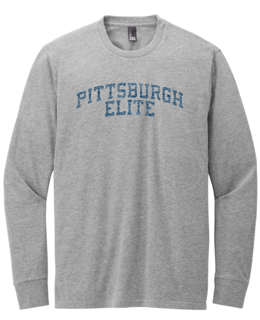 PITTSBURGH ELITE SHORT SLEEVE RINGSPUN COTTON LONGSLEEVE - VINTAGE