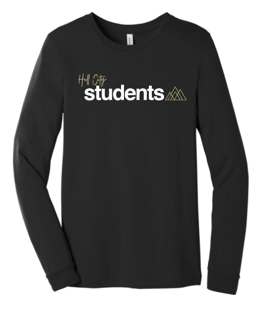 HILL CITY STUDENTS LONG SLEEVE TEE IN YOUTH AND ADULT SIZES
