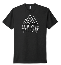 Load image into Gallery viewer, HILL CITY CHURCH FULL CHEST LOGO - RINGSPUN SHORT SLEEVE TEE IN YOUTH AND ADULT SIZES