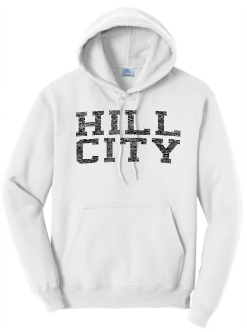 HILL CITY CHURCH VINTAGE DESIGN HOODED SWEATSHIRT - IN YOUTH & ADULT SIZES