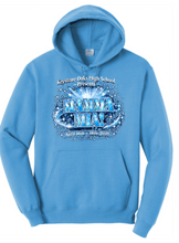Load image into Gallery viewer, KEYSTONE OAKS HIGH SCHOOL -  MAMMA MIA! : YOUTH &amp; ADULT HOODED SWEATSHIRT IN AQUATIC BLUE, TRUE ROYAL OR BLACK