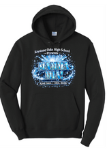 Load image into Gallery viewer, KEYSTONE OAKS HIGH SCHOOL -  MAMMA MIA! : YOUTH &amp; ADULT HOODED SWEATSHIRT IN AQUATIC BLUE, TRUE ROYAL OR BLACK