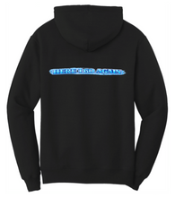 Load image into Gallery viewer, KEYSTONE OAKS HIGH SCHOOL -  MAMMA MIA! : YOUTH &amp; ADULT HOODED SWEATSHIRT IN AQUATIC BLUE, TRUE ROYAL OR BLACK