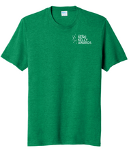Load image into Gallery viewer, GENE KELLY AWARDS ADULT SHORT SLEEVE T-SHIRT - LEFT CHEST DESIGN WITH PARTICIPATING SCHOOLS BACK DESIGN