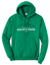 Load image into Gallery viewer, GENE KELLY AWARDS ADULT HOODED SWEATSHIRT - FULL CHEST DESIGN PGH CITY SCAPE