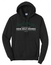 Load image into Gallery viewer, GENE KELLY AWARDS ADULT HOODED SWEATSHIRT - FULL CHEST DESIGN PGH CITY SCAPE