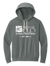 Load image into Gallery viewer, CLO ACADEMY YOUTH &amp; ADULT VINTAGE WASHED LIGHTWEIGHT HOODIE - BLUE JEAN, NEON VIOLET OR GRAY
