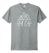 Load image into Gallery viewer, HILL CITY CHURCH FULL CHEST LOGO - RINGSPUN SHORT SLEEVE TEE IN YOUTH AND ADULT SIZES