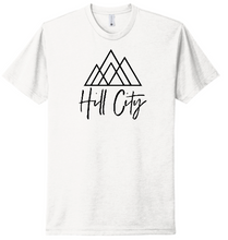 Load image into Gallery viewer, HILL CITY CHURCH FULL CHEST LOGO - RINGSPUN SHORT SLEEVE TEE IN YOUTH AND ADULT SIZES