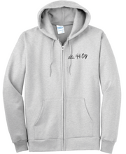 Load image into Gallery viewer, HILL CITY CHURCH LEFT CHEST LOGO HOODED FULL-ZIP SWEATSHIRT