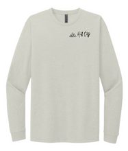 Load image into Gallery viewer, HILL CITY CHURCH LEFT CHEST LOGO - RINGSPUN LONG SLEEVE TEE IN YOUTH AND ADULT SIZES