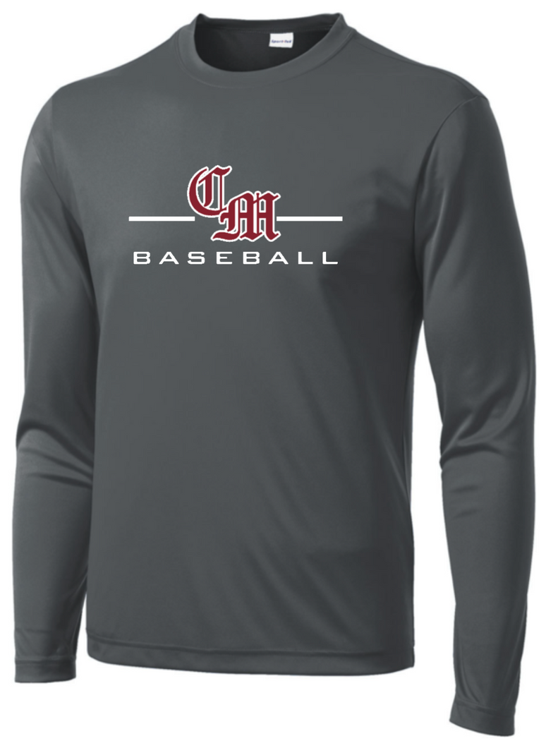 CARNEGIE MELLON BASEBALL SHORT SLEEVE PERFORMANCE POSI-CHARGE COMPETITOR UNISEX LONGSLEEVE