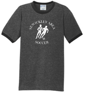SAS RETRO ‘76 DESIGN YOUTH & ADULT RINGER TEE SHORT SLEEVE
