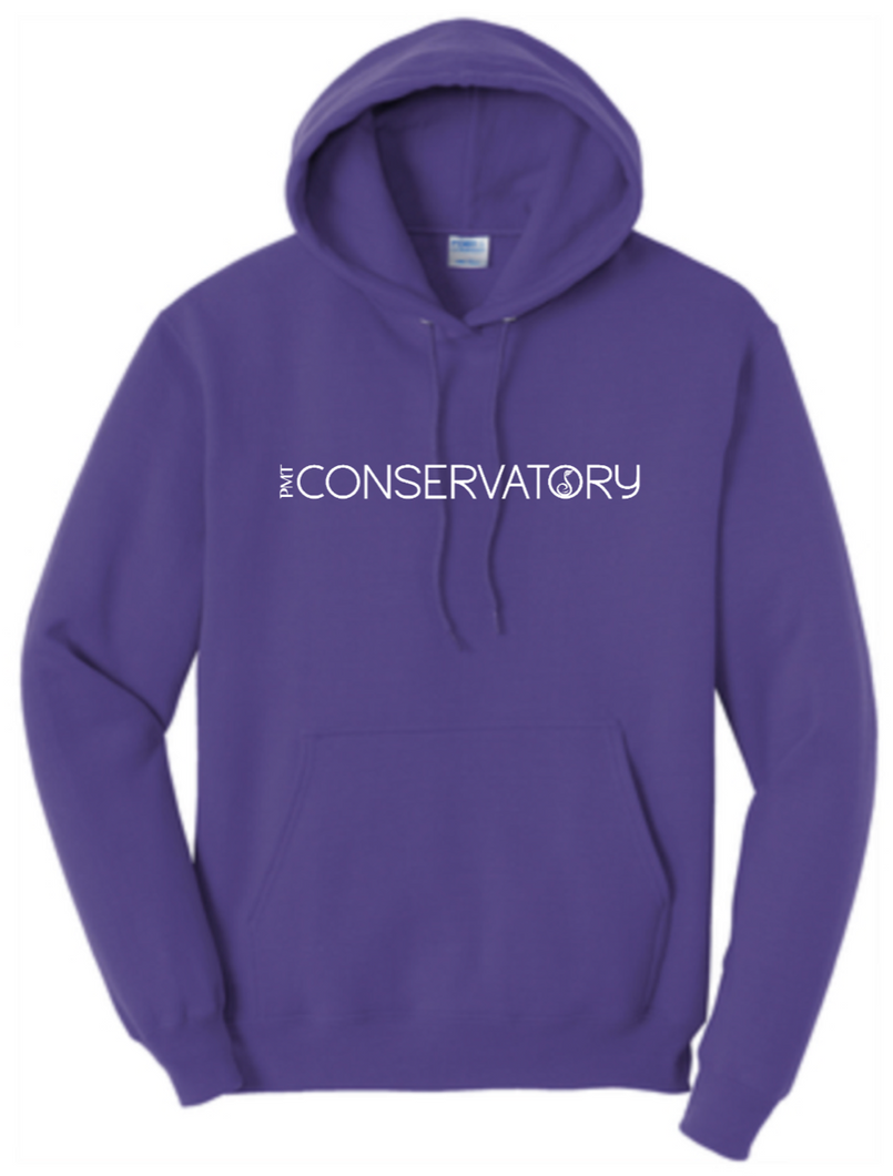 PMT CONSERVATORY PURPLE YOUTH & ADULT HOODED SWEATSHIRT