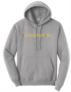 PMT CONSERVATORY GREY YOUTH & ADULT HOODED SWEATSHIRT