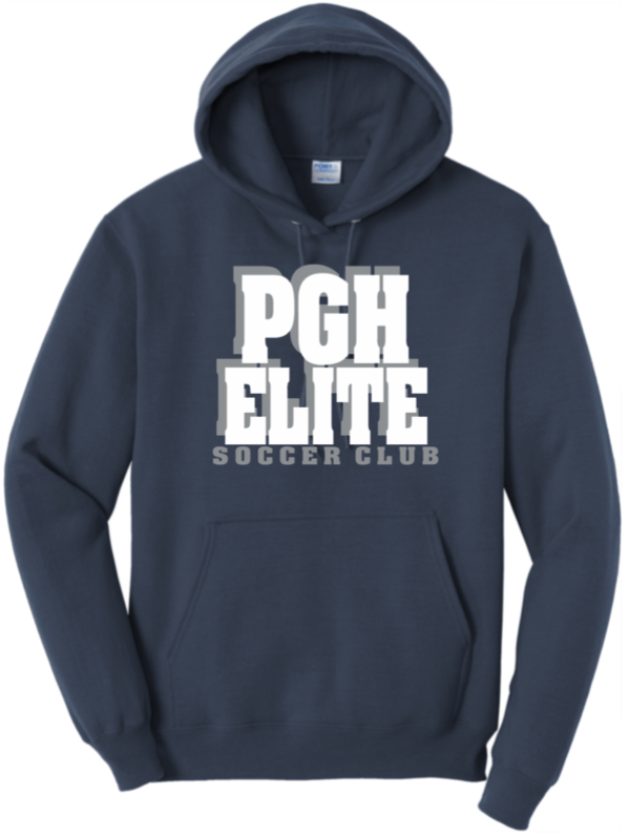 PITTSBURGH ELITE UNISEX CORE FLEECE HOODED SWEATSHIRT - SHADOW DESIGN