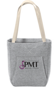 PMT GREY FLEECE 14" X 16.5" TOTE